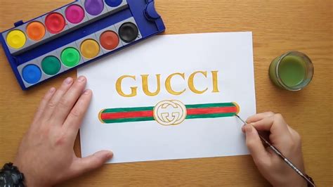 how do you draw the gucci g|gucci drawing easy.